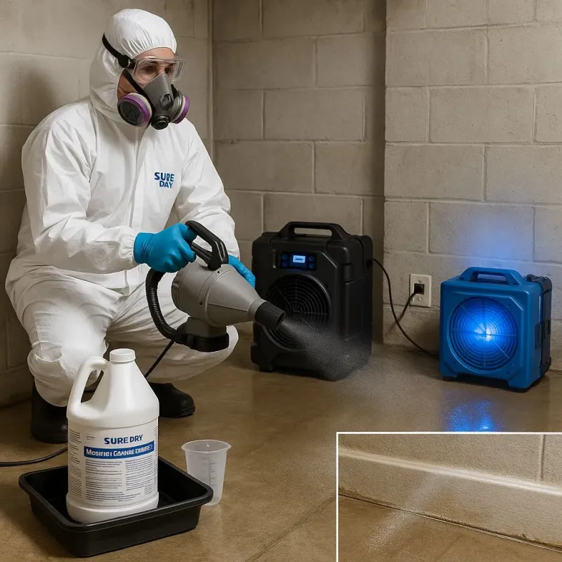 Sanitization and Odor Removal process in Forest Heights, MD